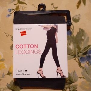 GRAY #Hanes Cotton Leggings #Medium #Large #Gray